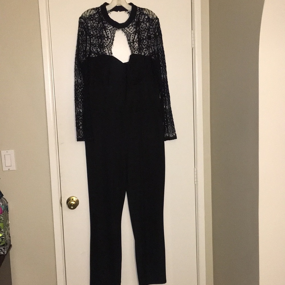 Black with lace Jumpsuit